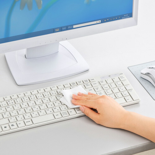 パソコン用ウェットティッシュ(70枚入り)_CD-WT1K_サンワサプライ