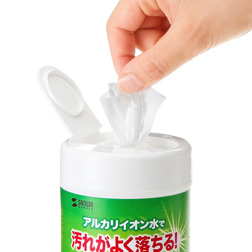 パソコン用ウェットティッシュ(70枚入り)_CD-WT1K_サンワサプライ