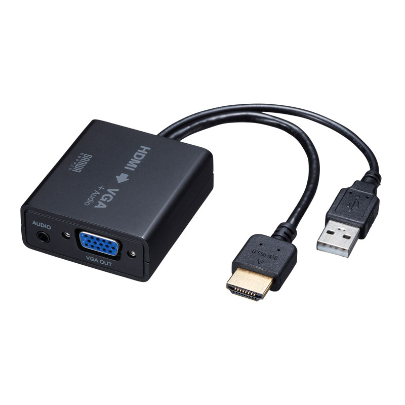 ゆー VGA HDMI変換コンバーター VGA-CVHD2 Amazon.co.jp: サンワサプライ VGA信号HDMI変換コンバーター VGA