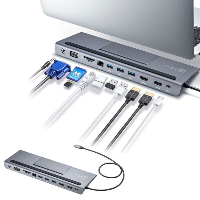 【新品未使用】5台セット‼️ USB-CVDK6 USB-CVDK6【USB Type-C専用ドッキングステーション(HDMI