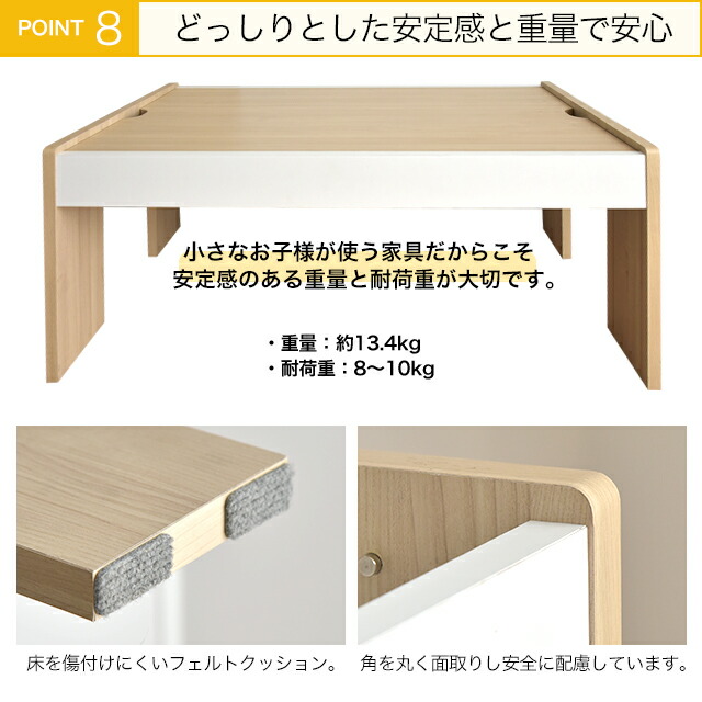 キャラクターテーブル Kidzoo キッズー キッズープレイテーブル(幅90cm) 男の子 女の子