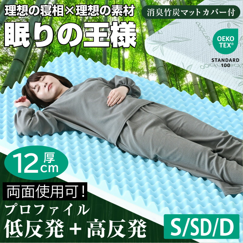 革命的 高手向かい\u0026低手向かい 消臭マットレス竹炭抽出エキス入り口・入口・お口当たりに合わせて使える助けになるつや消し リバーシブルタイプ プロファイル 製作 両面遣りかた 不規則さ 12糎 安全性のある エコテックス OEKO-TEX ISO工業プラント生み出すこと 硬め 竹炭覆いかぶせる シングル 虚蝉ダブル ダブル ねるん -GKA