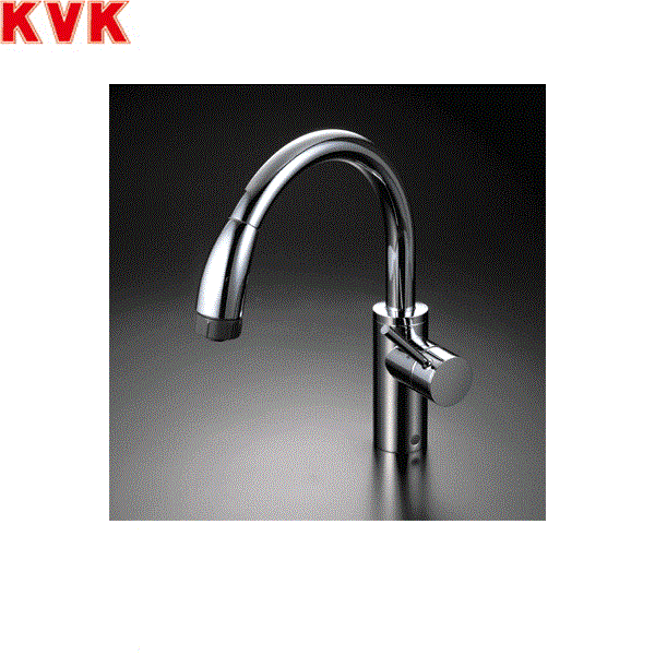 KM708G KVK流し台用シングルレバー式シャワー付混合栓 一般地仕様 送料無料[]
