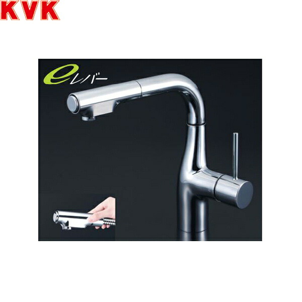 KM6101ZR2EC KVKシングルシャワー付混合栓 寒冷地仕様 送料無料[]