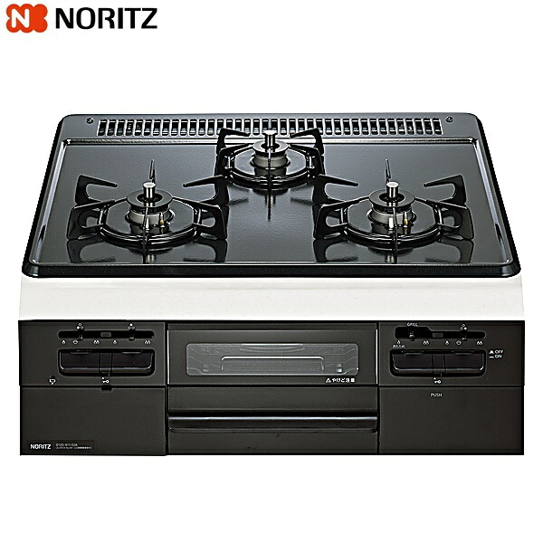 N3WV5RWTQ1/LPG ノーリツ メタルトップ ビルトインコンロ 無水両面焼 60cmタイプ グレーホーロートップ プロパンガス用 送料無料[]