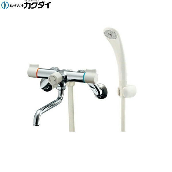 楽天市場】2ハンドルシャワー混合栓 1398SKK バス用 壁付 寒冷地