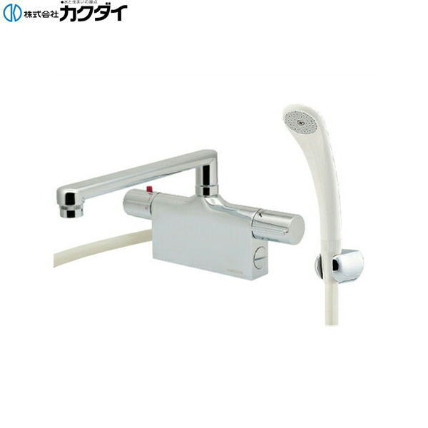175-013 カクダイ KAKUDAI サーモスタットシャワー組みあわせる栓 押し並べて地操作手順 甲板印字機 開びゃく芯々120粍 貨物輸送無料[]