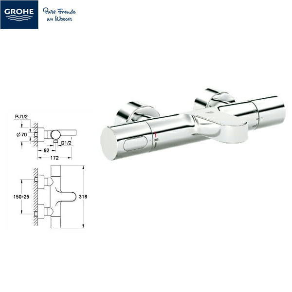 数量限定 楽天市場 すぐ使える最大1 000円offクーポン 有 5 9 日 5 16 日 グローエ Grohe グローサーモ3000 Grohtherm3000 サーモスタットバス シャワー混合栓j 送料無料 激安通販 住設ショッピング 開店祝い Www Trailconnections Com