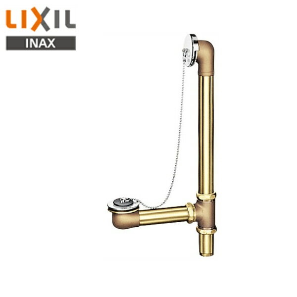 PBF-1A リクシル LIXIL/INAX 洋風バス用排水金具 オーバーフロー付・縦引 送料無料[]