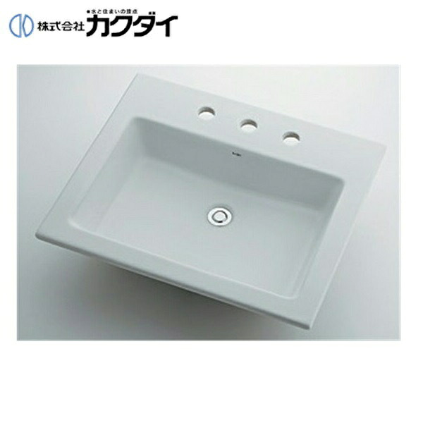 カクダイ KAKUDAI 角型洗面器493-009 送料無料[]｜激安通販！住設ショッピング