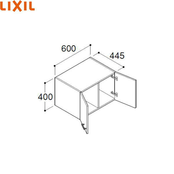 FTVU-604/VP1 リクシル LIXIL/INAX オフト アッパーキャビネット 間口600 送料無料[]