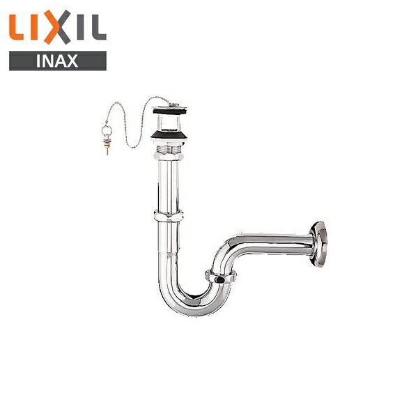 LF-4PAL リクシル LIXIL/INAX 排水金具 呼び径32mm・ゴム栓式壁排水Pトラップ 送料無料[]