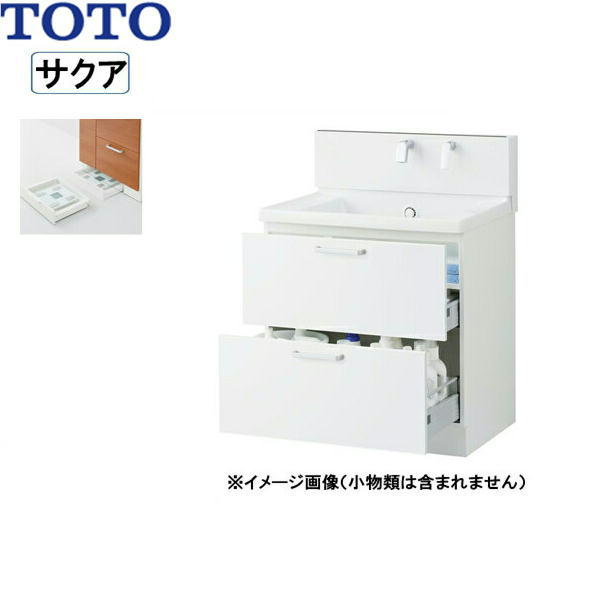 LDSWB075BCJEN1A TOTO SAKUAサクア 洗面化粧台のみ 間口750 体重計収納 ホワイト 送料無料[]｜激安通販！住設ショッピング