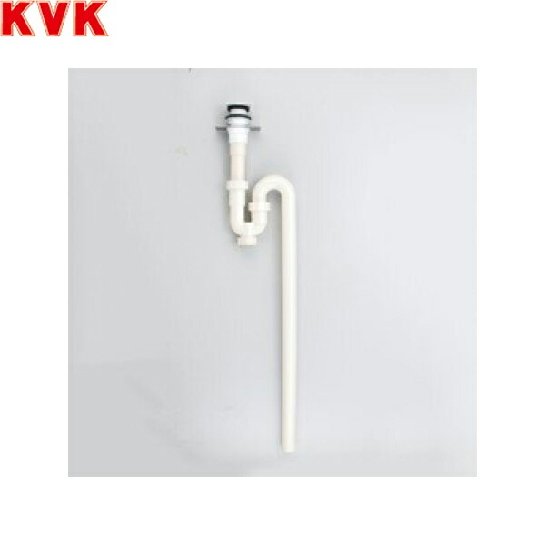 VR207DSLP-RS KVK床排水Sトラップ φ41用 樹脂製 固定プレート付 オーバーフロー無 送料無料[]