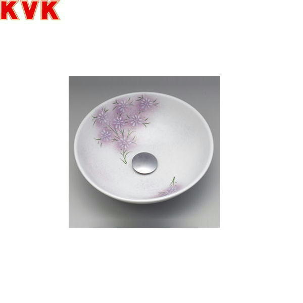 KV61A KVK手洗器 美術工芸手洗鉢 友禅/プレーン 送料無料[]｜激安通販！住設ショッピング
