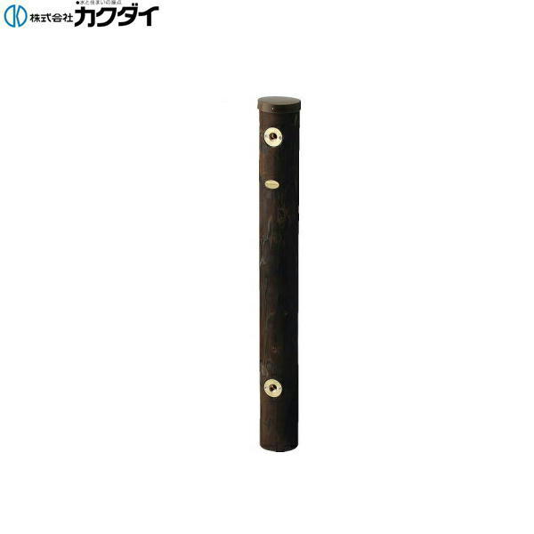 6242-1200 カクダイ KAKUDAI エコ水栓柱 焼丸太んぼう 貨物輸送無料[]