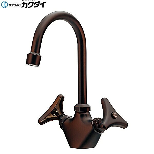 150-207-MDBP カクダイ KAKUDAI 2ハンドル混合栓 送料無料[]｜激安通販！住設ショッピング 20,910円