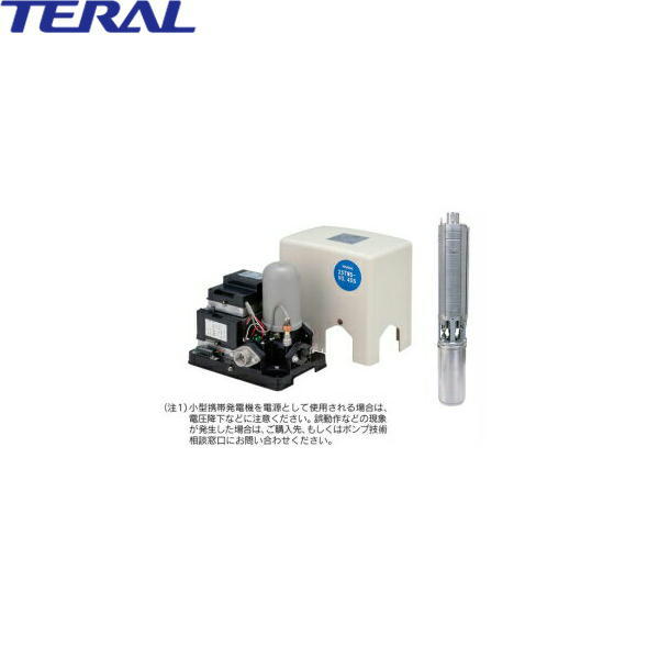 楽天市場】テラル TERAL 深井戸用定圧力給水式ポンプ25TWS-5.37S-9 TWS形 0.37KW 単相100 50Hz 送料無料[] :  激安通販！住設ショッピング