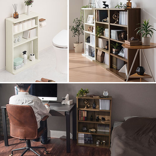 店内全品P3倍12/18迄】 スリムラック 幅60 棚 マルチラック おしゃれ