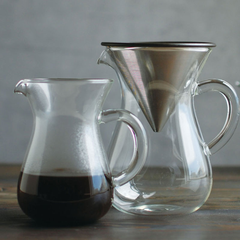 【店内全品ポイント2倍10/1迄】 KINTO SCS コーヒーカラフェ セット 600ml ステンレス 珈琲 紅茶 ドリッパー コーヒーポット kinto キントー 母の日 ギフト プレゼント 結婚 引っ越し祝い ZST007076
