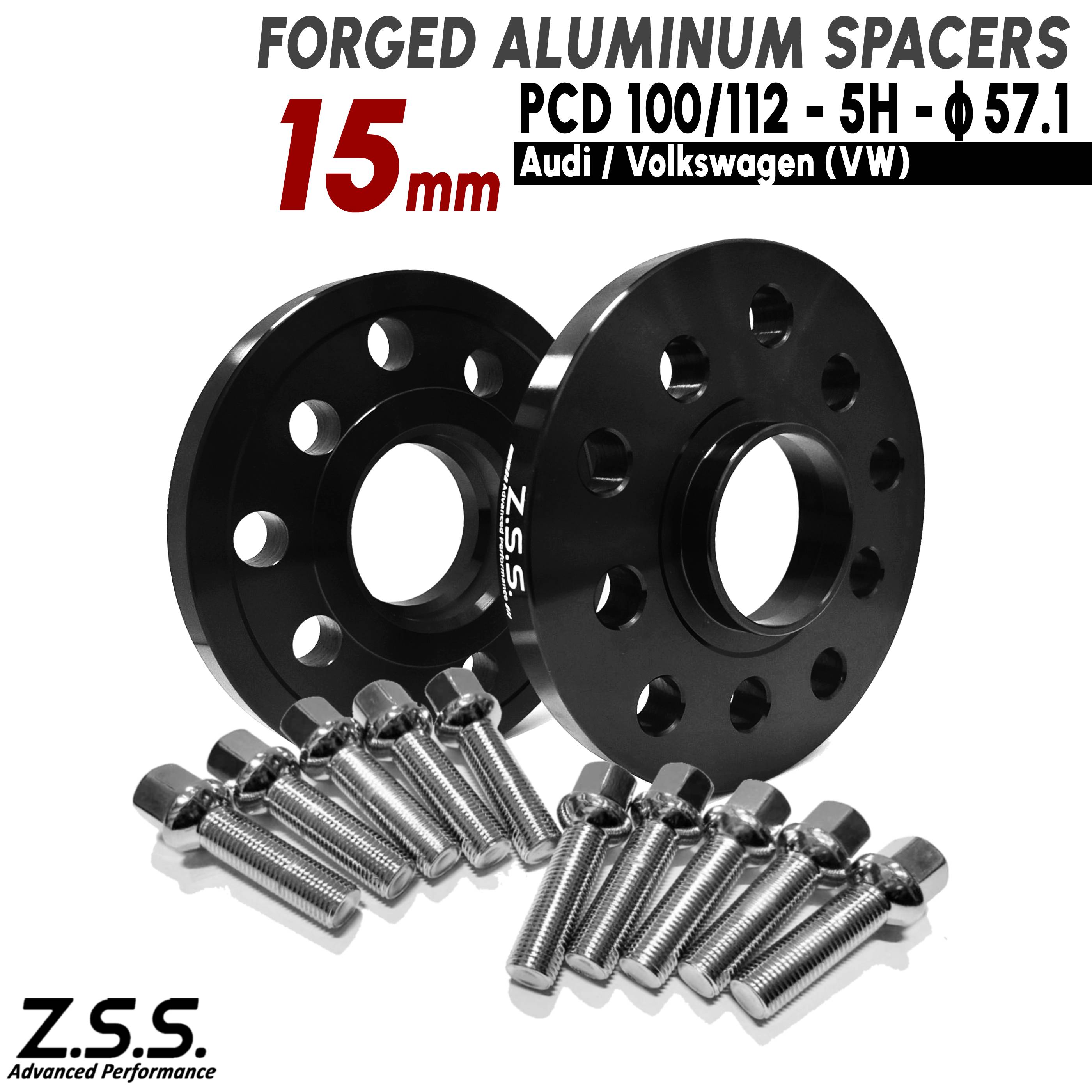 Z.S.S. AP フォルクスワーゲン VW ポロ Polo クロス DBA-6RCJZW ABA-6RCTH DBA-6RCPT DBA-6RCBZW 15mm スペーサー PCD100 57.1 R13ボルト