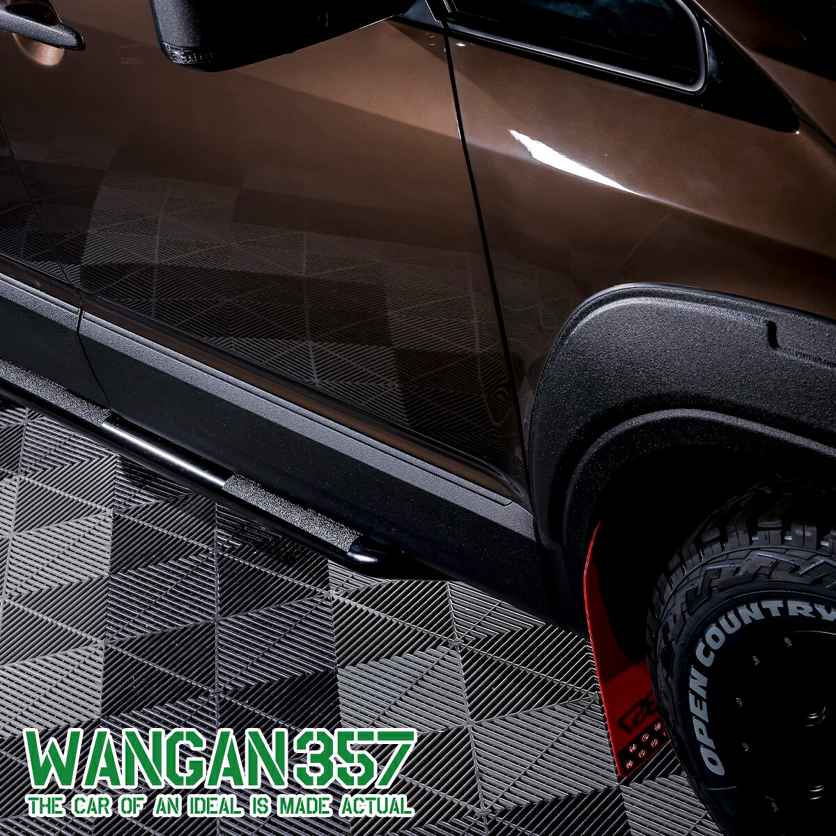サイドガードバー CV1W デリカD5 後期 WANGAN357 サイドバー 片側のみ 右側 ステップ 塗装品 ※加工無しオートステップ 33,475円