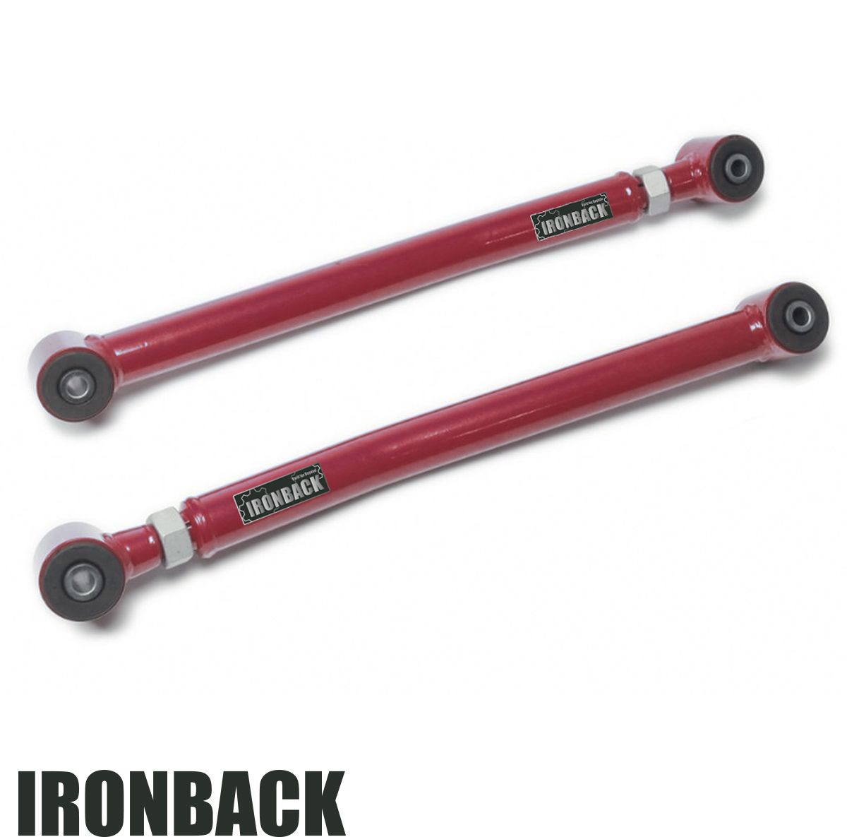 IRONBACK JK ラングラー フロント ロアアーム 調整式 スチール 左右セット JEEP ジープ アイアンバック