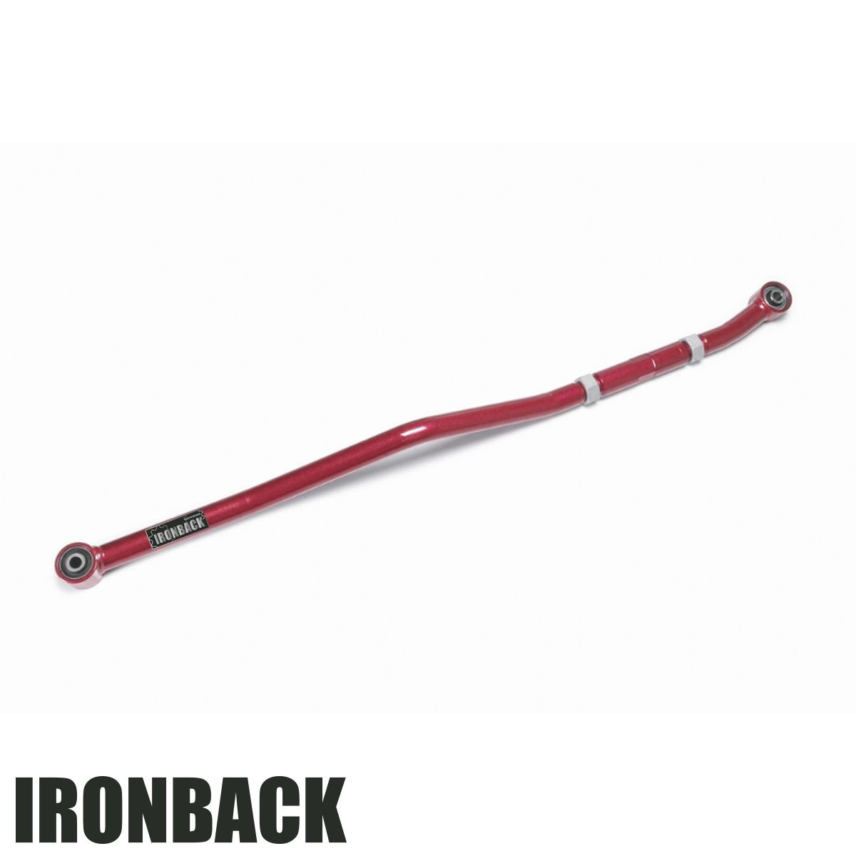 IRONBACK JK ラングラー リア トラックバー リア パンハードロッド 調整式 スチール JEEP ジープ アイアンバック