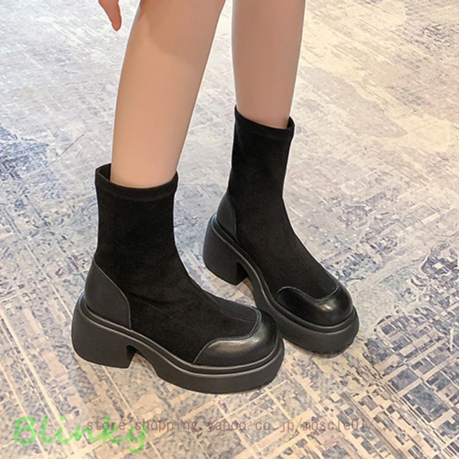 レディース ブーティ 厚底 履き分かりやすい 脱ぎ分かりやすい 滑りにくい 気が大きい大きさ 幅ひろい 旅する お出かけ 通学 通い 執務室 成年者 心地よい 秋 冬 春 遊撃手ブーツ父の日