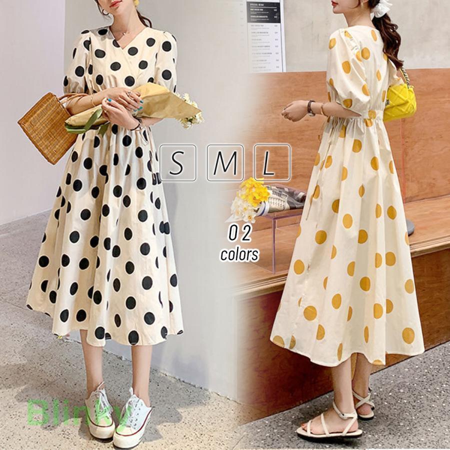 新品同様 ビアズリー 大人可愛い ドットワンピース ドルマン 近年 ゆったり ドット柄 ドルマンワンピース ワンピース レディース 送料無料