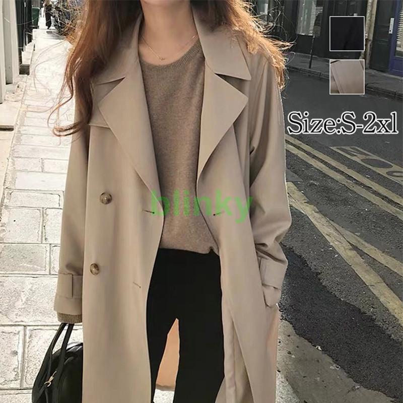 トレンチコート レディース スプリングコート 春服 秋 ロング丈 A伝達ルート 胴締め付き添い人 オシャレ 着痩せ アウター 韓国風 通い オシャレ OL父の日