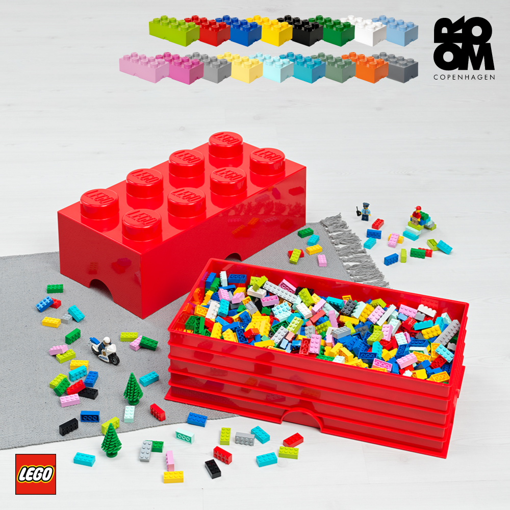 LEGO Storage Brick 8 - Yellowish Green 