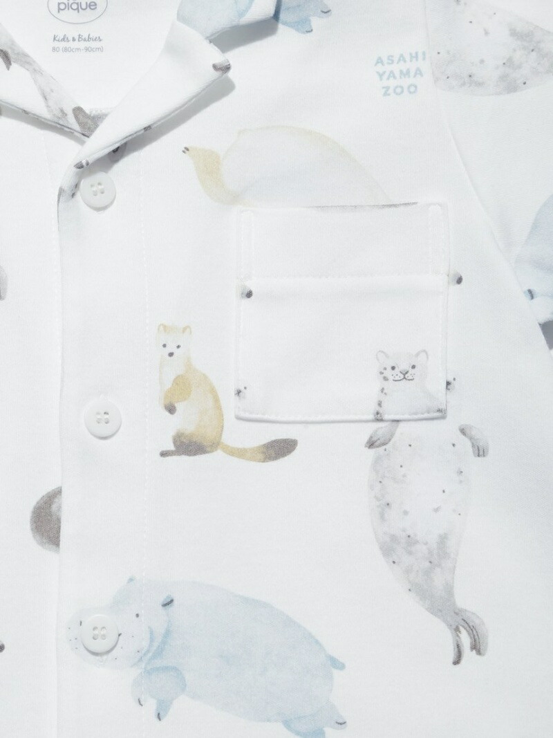 Baby 旭山動物園 アニマルモチーフ Baby ロンパース Gelato Pique ジェラートピケ ワンピース キッズワンピース ホワイト 送料無料 Rakuten Fashion Butlerchimneys Com