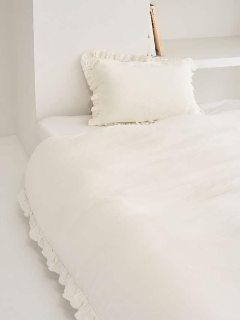 楽天市場】【Sleep】ダブルガーゼフリル2点セット(セミダブル) gelato