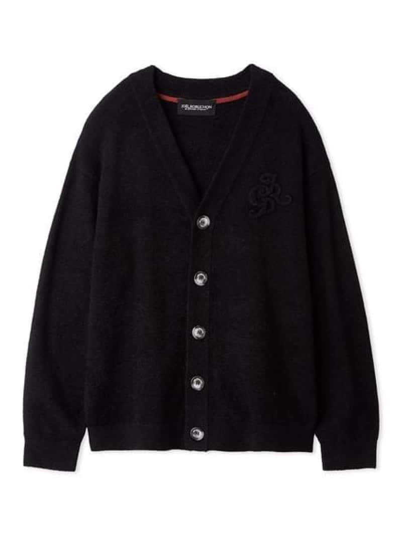 【JOEL ROBUCHON】【HOMME】【人付き合い冷感】スムーズィーliteクールワンポイント刺しゅうジレー gelato pique ジェラートピケ はだ着・御部屋御召しもの 余分の物のはだ着・御部屋御召しもの 黒いこと【貨物輸送無料】[ Fashion]