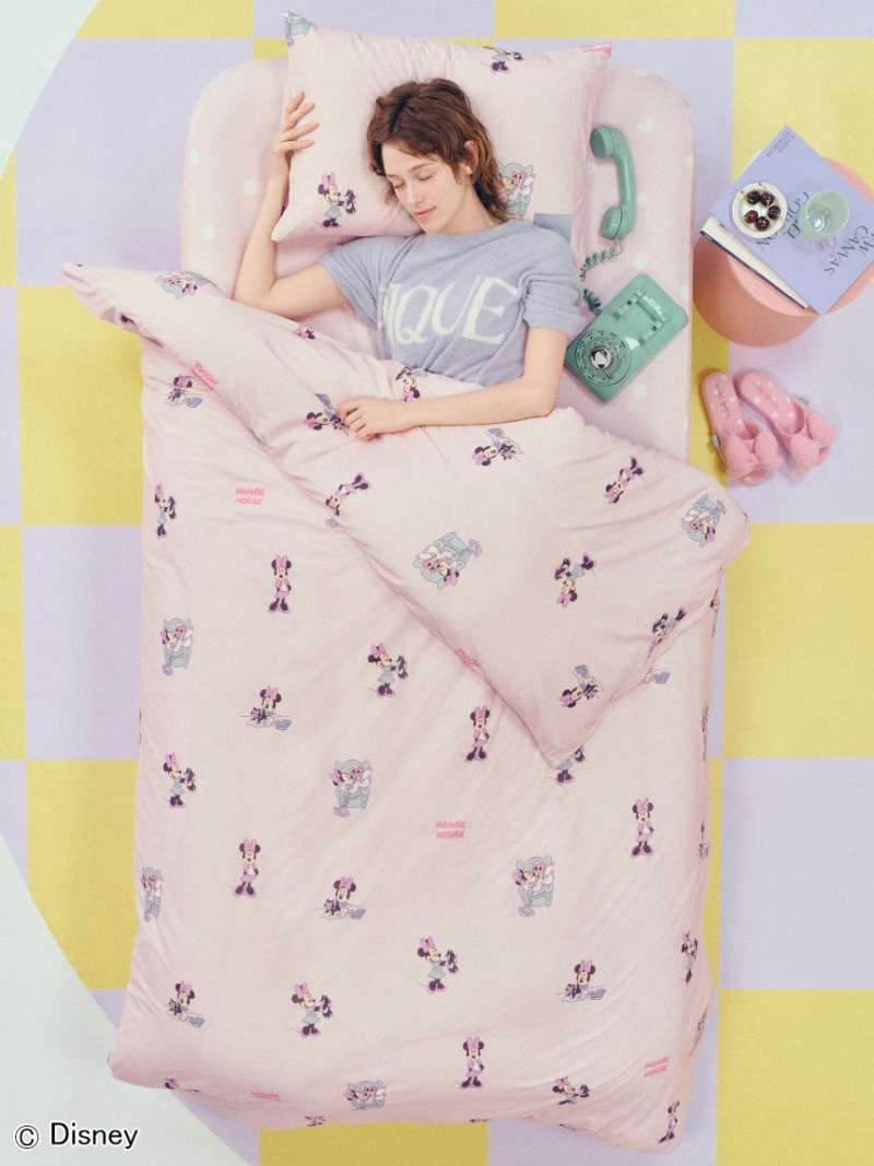 ジェラートピケ　【Sleep】Mickey ジャガードハーフケット Sleep】Mickey&Minnie / ジャガードハーフケット(ブランケット