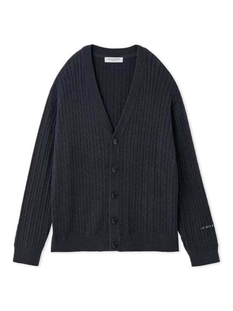 【HOMME】スムーズィーliteアランカーディガン gelato pique ジェラートピケ インナー・ルームウェア その他のインナー・ルームウェア ネイビー【送料無料】[ Fashion]