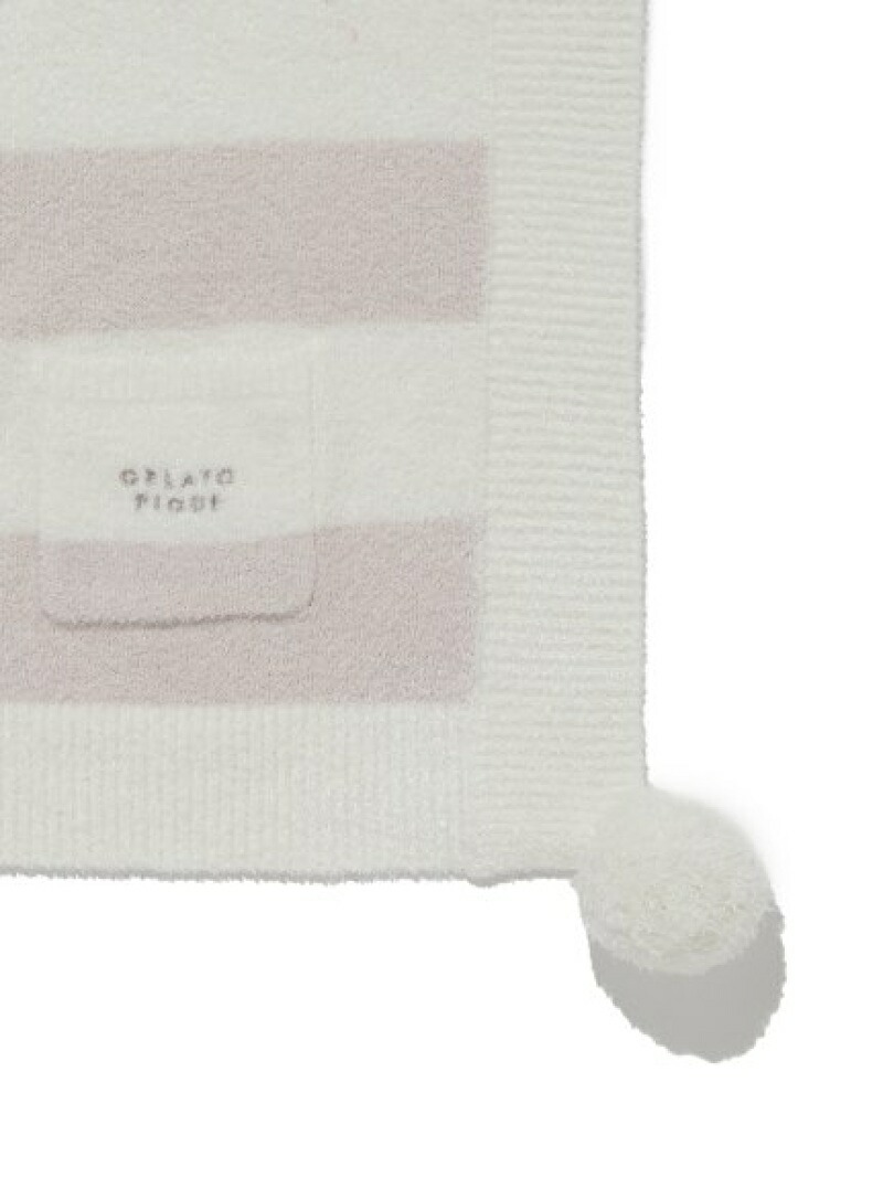 スムーズィー 2ボーダーブランケット Gelato Fashion Rakuten Pique ジェラートピケ ピンク ブルー ベビー ベビー用品 マタニティー Ginger掲載商品 Pique
