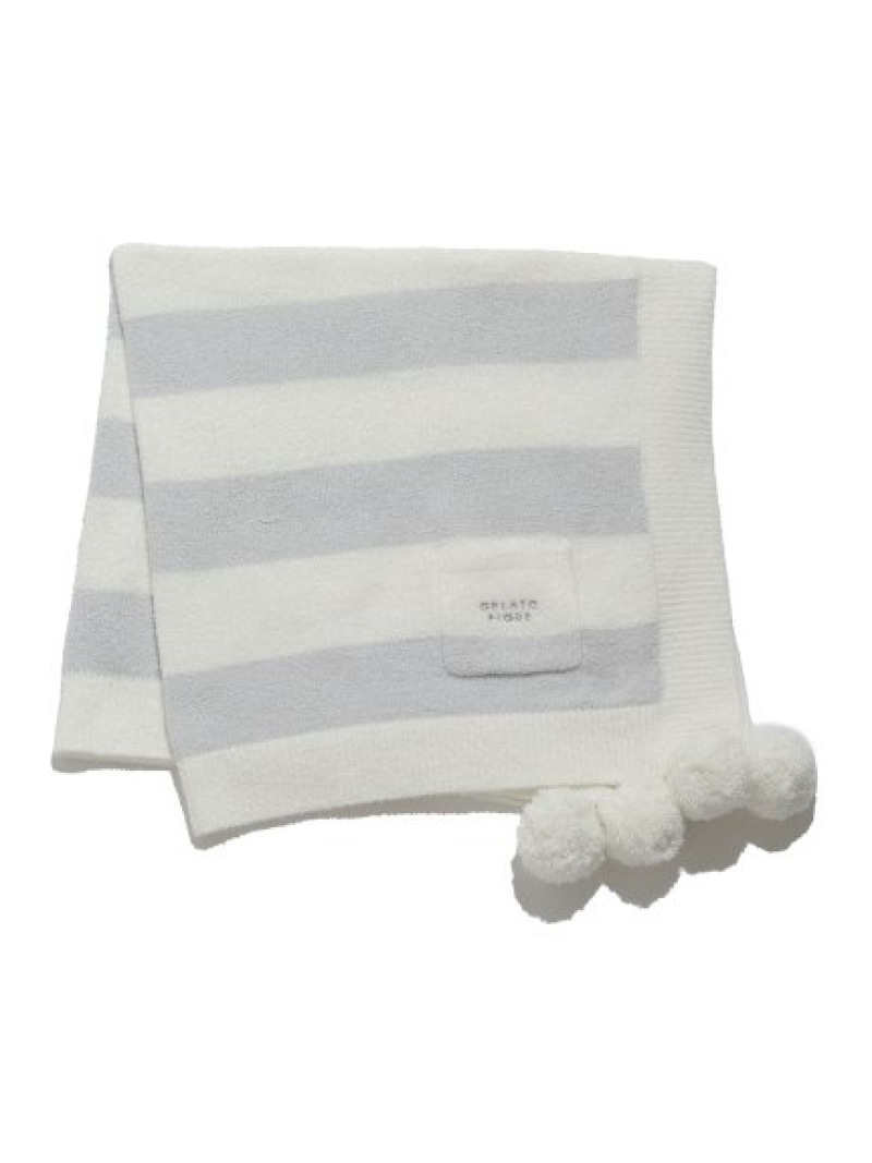 スムーズィー 2ボーダーブランケット Gelato Fashion Rakuten Pique ジェラートピケ ピンク ブルー ベビー ベビー用品 マタニティー Ginger掲載商品 Pique