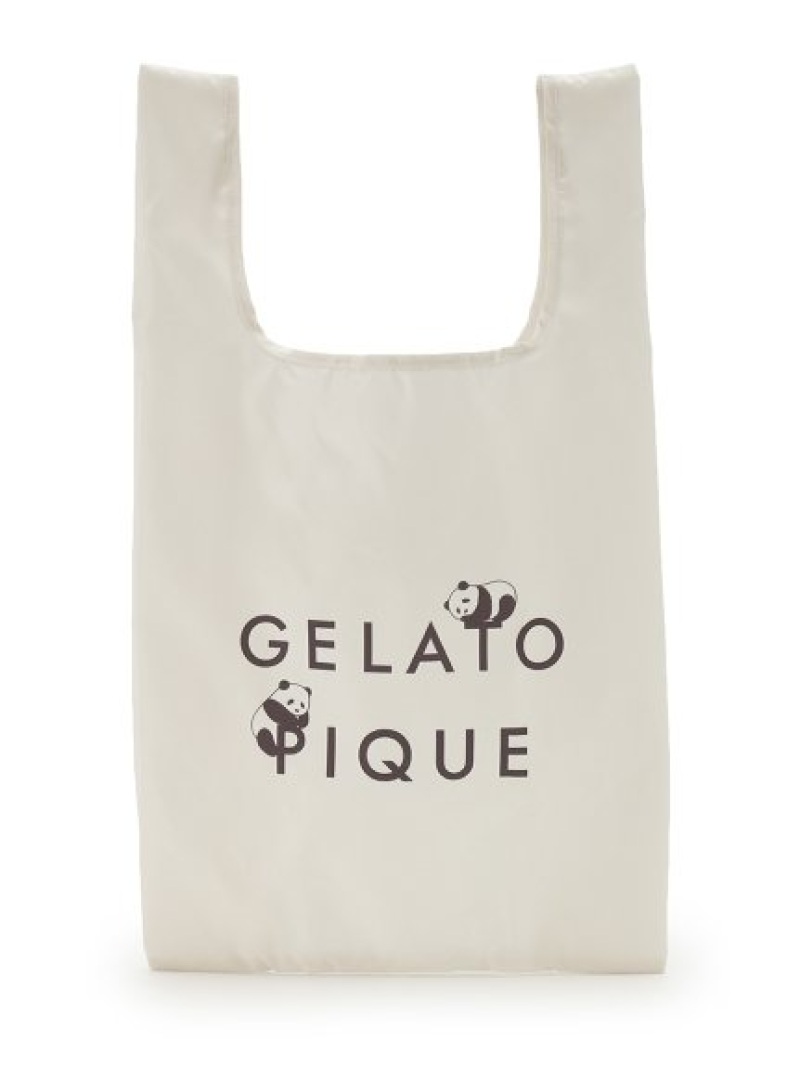 パンダワンポイントスモールエコバッグ Gelato Pique ジェラートピケ パンダワンポイントスモールエコバッグ Gelato Pique ジェラートピケ