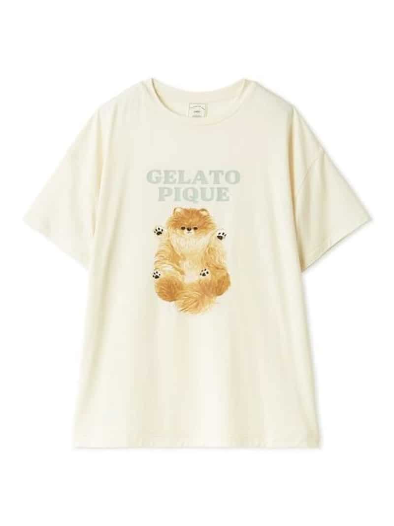 ドッグワンポイントTシャツ gelato pique ジェラートピケ インナー・ルームウェア その他のインナー・ルームウェア【送料無料】[ Fashion]