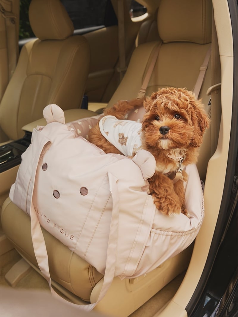 【CAT\u0026DOG】ベアモチーフドライブベッド GELATO PIQUE CAT\u0026DOG ジェラートピケ ペット用品 ペット用ベッド・マット・クッション ホワイト【送料無料】[ Fashion]