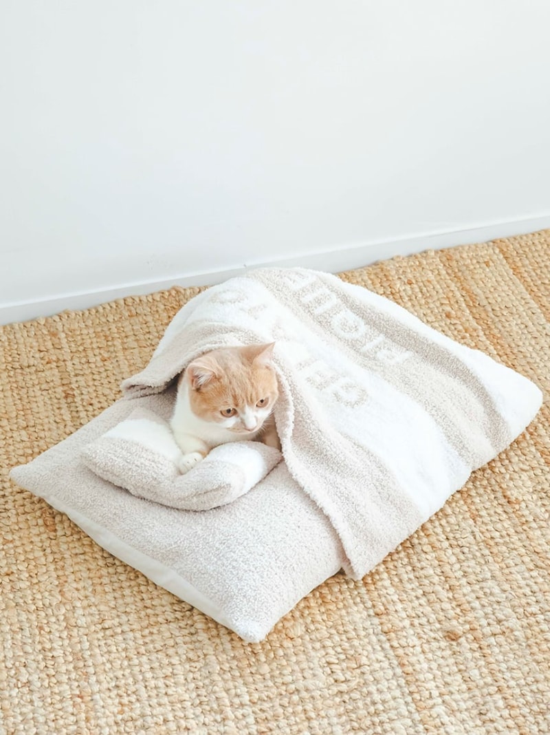 【CAT\u0026DOG】ベビモコおふとんセット GELATO PIQUE CAT\u0026DOG ジェラートピケ ペット用品 ペット用ベッド・マット・クッション ホワイト ピンク ブルー【送料無料】[ Fashion]