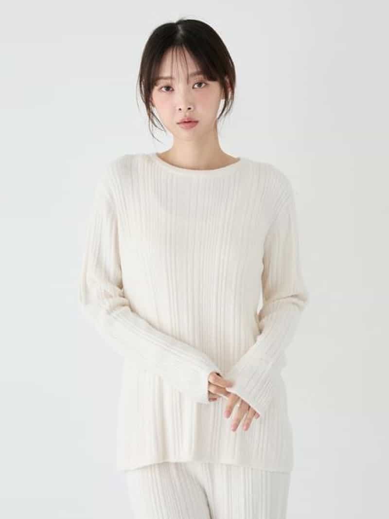 【SALE／20%OFF】調温スムーズィーランダムリブプルオーバー gelato pique ジェラートピケ インナー・ルームウェア その他のインナー・ルームウェア ピンク ネイビー【RBA_E】【送料無料】[ Fashion]