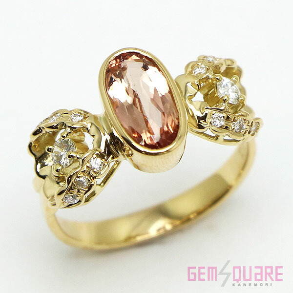 楽天市場】【ｾｰﾙ】インペリアルトパーズ 4.165ct リング 16号 PT900