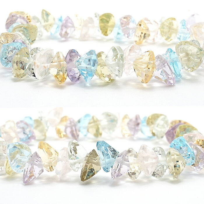 一点もの マルチハートブレスレット ハート型 キラキラハート 8 トパーズ シトリン スターローズクオーツ ピンクアメジスト レモンクオーツ グリーンアメジスト 天然石 Deerfieldtwpportage Com