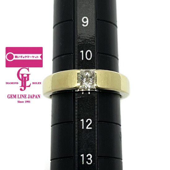 最大60％オフ！ K18 ダイヤモンド 0.35ct リング #11 7.86g 
