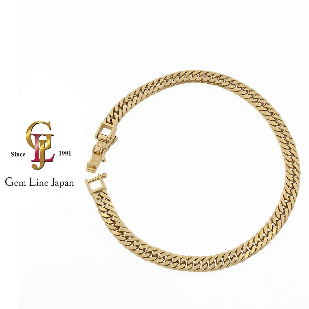 K18 ジュエリーマキ レディース ブレスレット 19cm 約6.1g JEWELRY MAKI ジュエリーマキ ブレスレット K18 イエロー