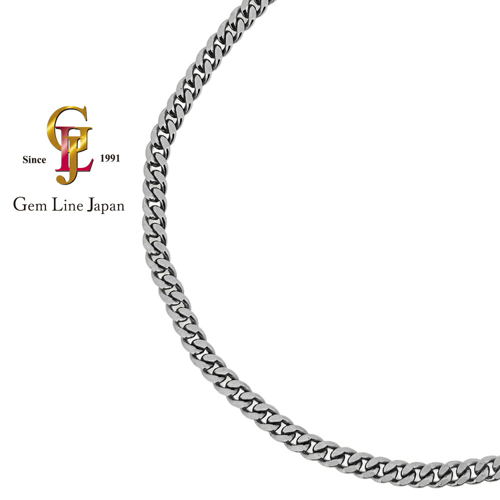 Pt850 2面 喜平ネックレス60.96g 60cm