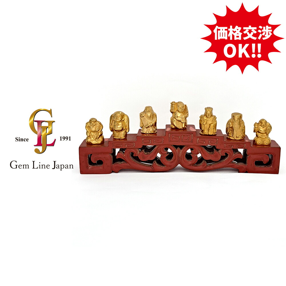 七福神 金メッキ 8個セット 春邦作 楽天市場】【中古】【美品】SHICHIFUKUJIN 未使用保管品 招福